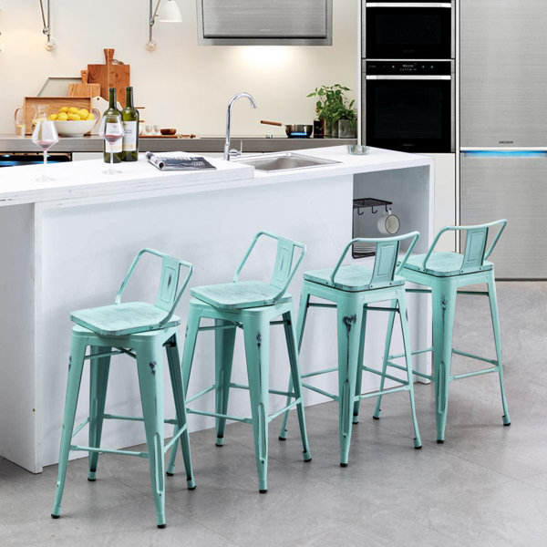 Sand & Stable Kaleo Swivel Counter and Bar Stool & Reviews Wayfair